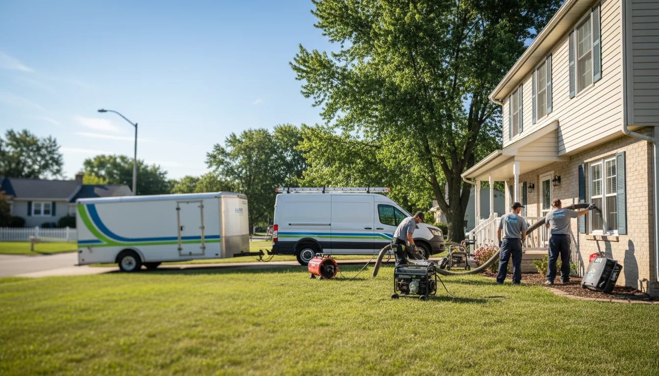 Flooded Basement Restoration And Cleanup With Repair in Abbyville, KS near me